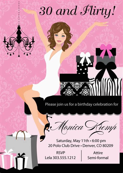 Birthday Invitations For Adults Birthday Invitations Party Adult Aged