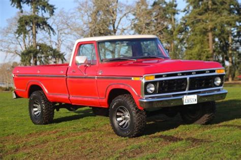 1977 Ford F150 4x4 Ranger Xlt Highboy In Excellent Condition 87877 Miles