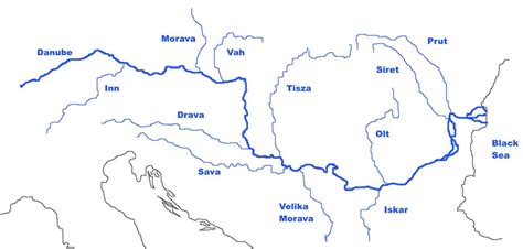 Some Tributaries Of The River Danube Download Scientific Diagram
