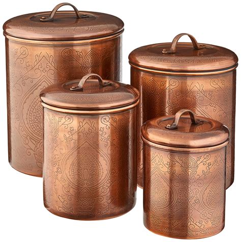 buy old dutch tangier etched canisters antique copper online at desertcart uae