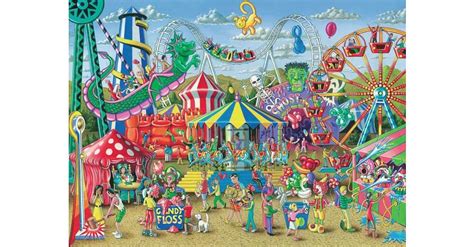 Fun At The Carnival Large Piece Jigsaws Puzzle Master Inc