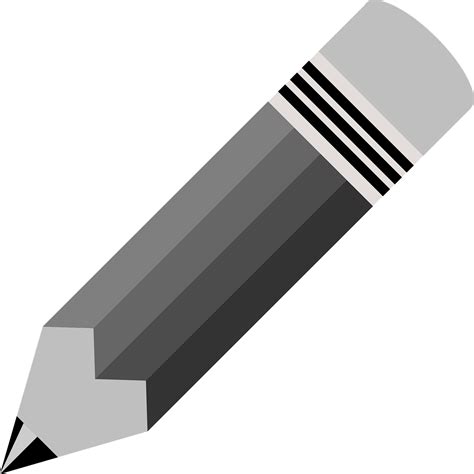 Crayon LÉcole Gris · Images Vectorielles Gratuites Sur Pixabay