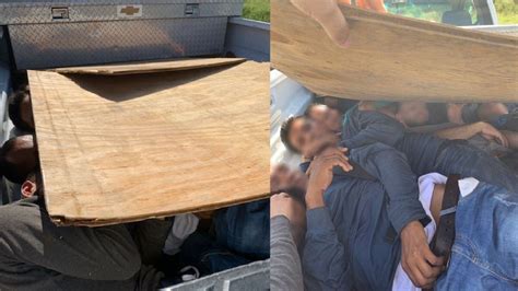 Border Patrol Finds Undocumented Immigrants Hiding Under Plywood