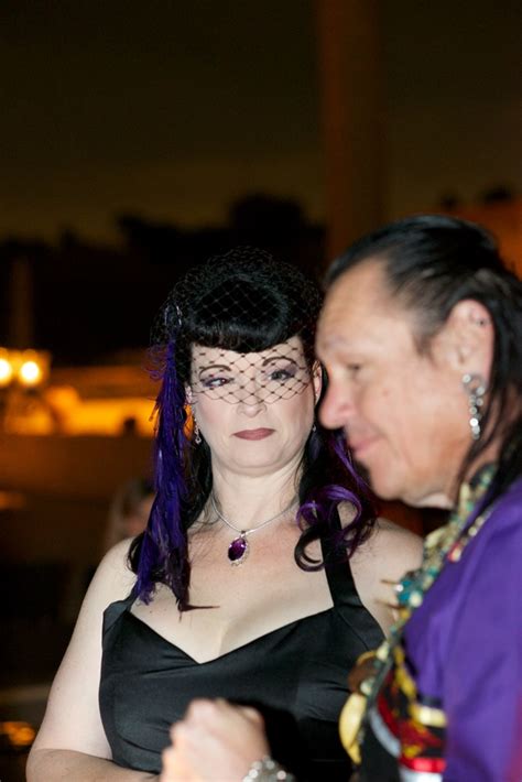 an evening wedding with a spiral aisle and both pagan and native american traditions offbeat