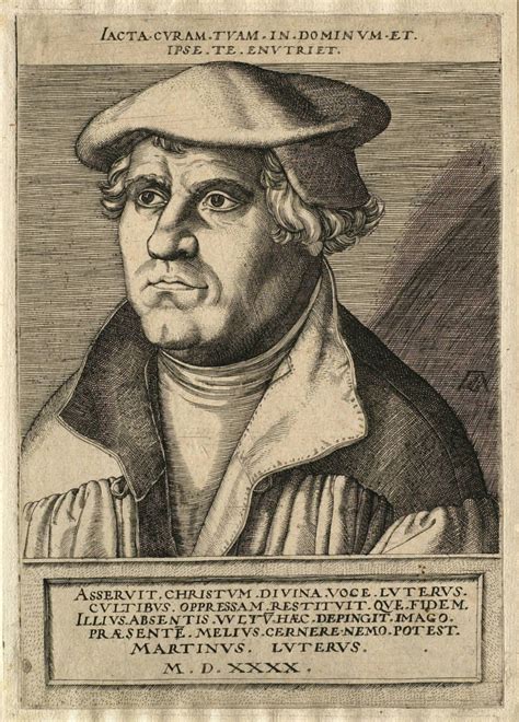 Portrait Of Martin Luther