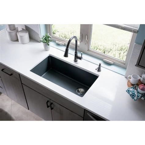 So that's why this article will give you the reviews. Elkay ELGU13322 Quartz Classic 33" Kitchen Sink | Quartz ...
