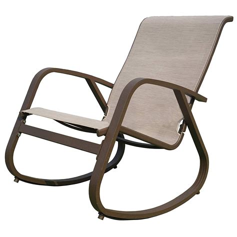 Kozyard Outdoor Contemporary Patio Rocking Sling Chair With Powder