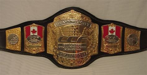 Ccf Canadian Champion Nwa Wrestling Pro Wrestling Belt Design