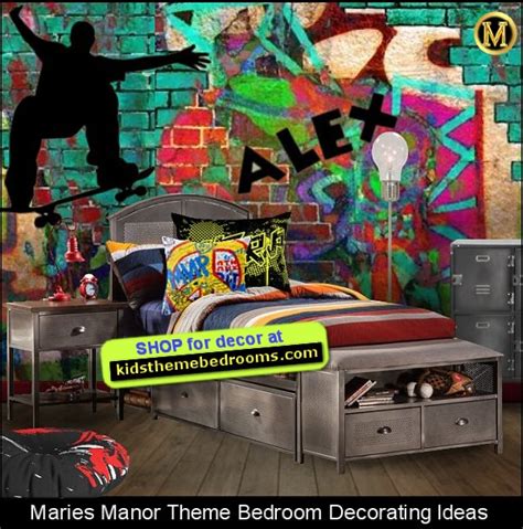 Decorating Theme Bedrooms Maries Manor Graffiti Bedroom Wall
