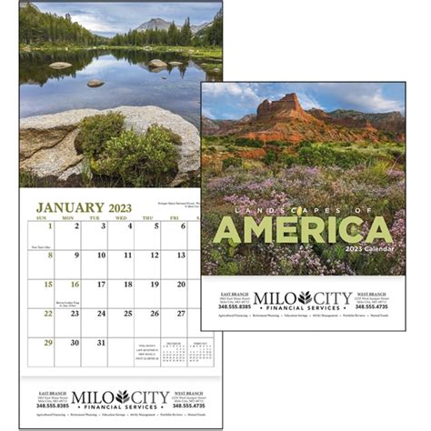 Promotional Landscapes Of America Mini Good Value Calendars®
