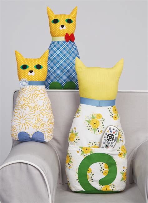 Pin By E On Visions For Art Dolls Kwik Sew Cat Pillow Kwik Sew Patterns