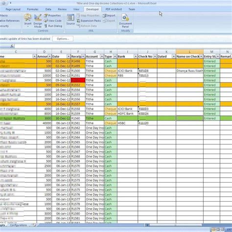 Tithing Spreadsheet Example With Tithe Tracking Spreadsheet