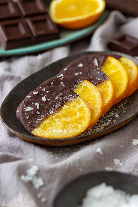 Candied Oranges Dipped In Chocolate Happy Foods Tube Recipe Food