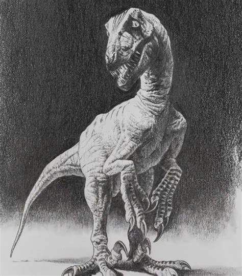Jurassic Park Concept Art Deinonychusraptor By