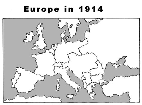 Europe Map During World War 1 United States Map
