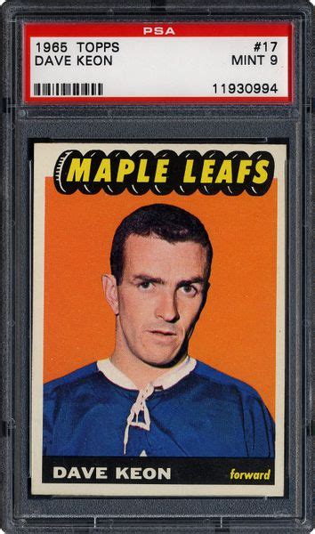 1965 Topps Dave Keon Psa Cardfacts®