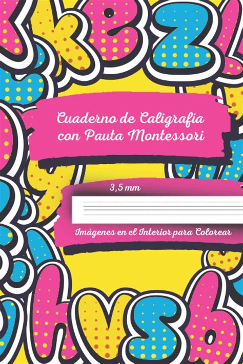 Buy Cuaderno De Caligrafía Con Pauta Montessori Libro Para Practicar
