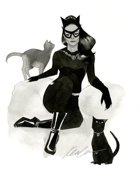 Eartha Kitt Catwoman Kevin Wada Eartha Kitt Catwoman Comic Books Art