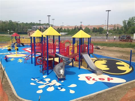 Playground Surfacing Recycled Rubber Wood Chip