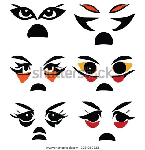 Set Eyes Expressions Vector File Stock Vector Royalty Free 2264382833