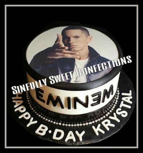 Eminem Themed Birthday Cake Eminem Themed Birthday Cakes Bithday Cake
