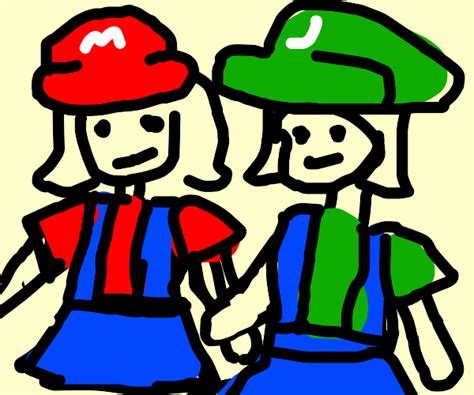 Super Mario Sisters Drawception