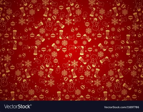 Red Christmas Background Texture Royalty Free Vector Image