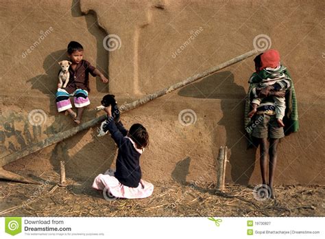 Indian Children Playing With Kits Editorial Photography Image Of Play