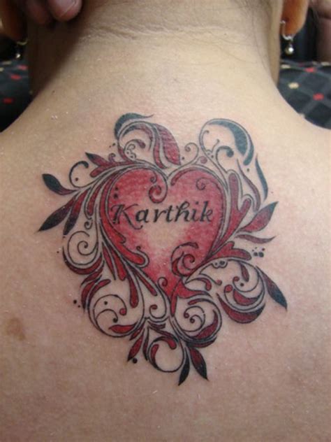 Heart With Name Inside Heart Tattoos With Names Heart Tattoo Name