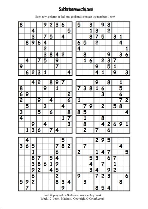 12 best photos of printable sudoku sheets printable
