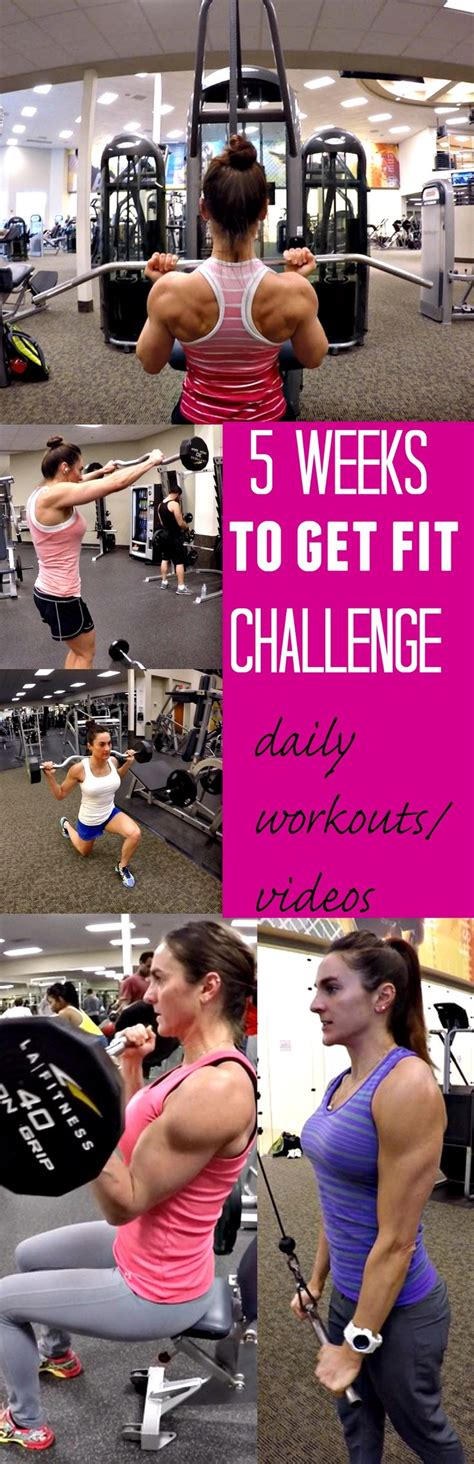 We Heart It Take This 5 Weeks To Get Fit Challenge Daily Workout