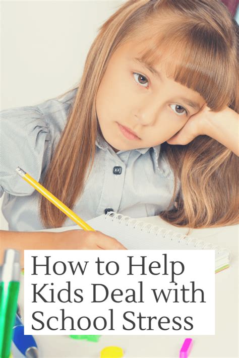 How To Help Kids Deal With School Stress The Mommy Mix School