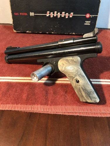 Crosman Model Pellgun Caliber Co Pistol Dual Power W Box Papers