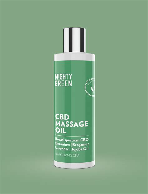 Cbd Massage And Body Oil Soothe 200ml Mighty Green