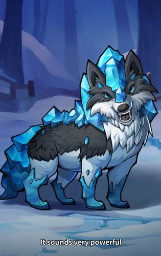 Blue Crystal Wolf Unofficial Card Monsters Wiki Fandom