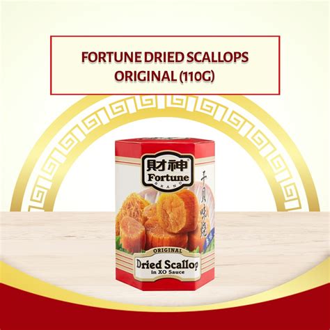 Fortune Dried Scallop In Original Xo Sauce 110g Shopee Singapore