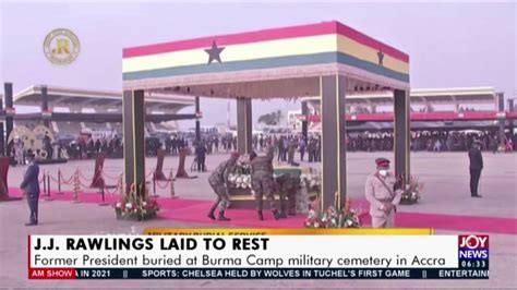 Jj Rawlings Laid To Rest Former President Buried At Burma Camp