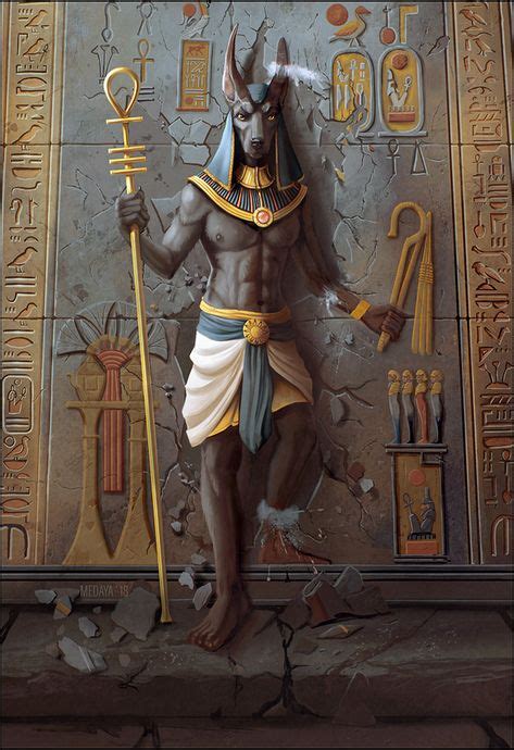 Commission Anubis By Medaya On Deviantart With Images Ancient Egypt Art Ancient Egyptian