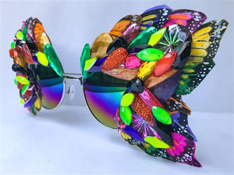 Neon Rainbow Butterfly