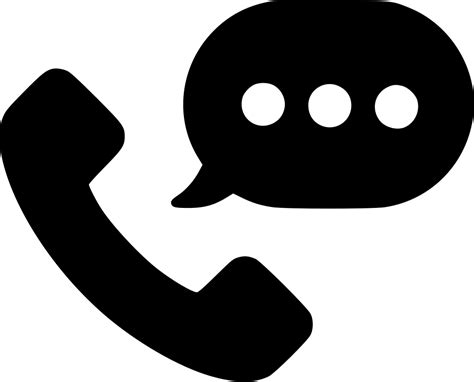 Phone Call Telephone Contact Dial Communication Message Svg Png Icon