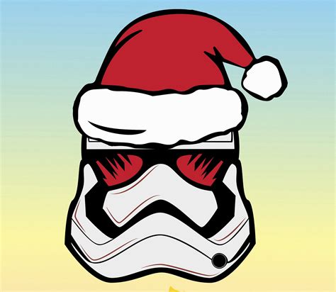 Star wars christmas svg png dxf clipart cricut cut file | Etsy