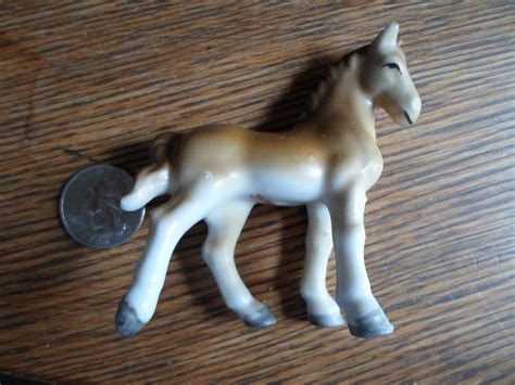Vintage 1950s To 1960s Porcelain Horse Made In Japan Miniature Etsy