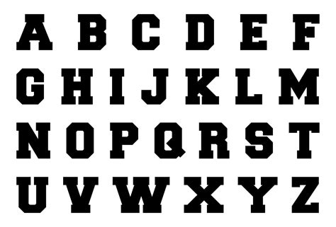 Free 2 Inch Alphabet Stencils Printable Printable Templates