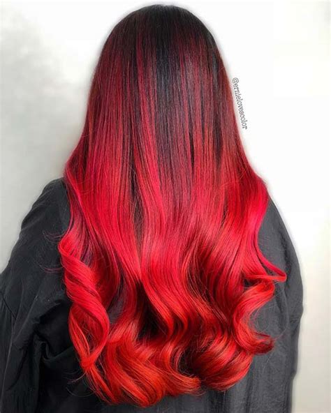 Top 100 Image Black Hair Red Underneath Vn