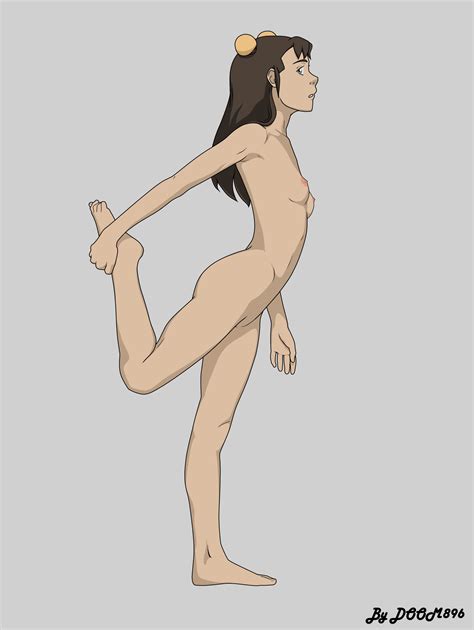 Rule 34 1girls Areolae Avatar The Last Airbender Balancing Barefoot