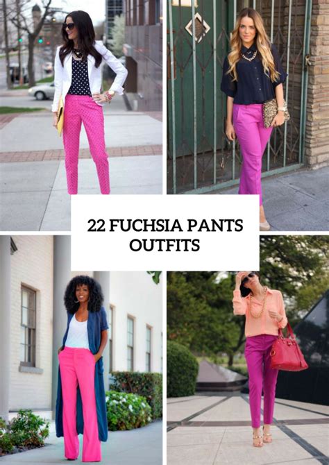 22 Fuchsia Pants Outfits For Stylish Ladies Styleoholic