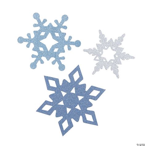 Glitter Snowflake Cutouts