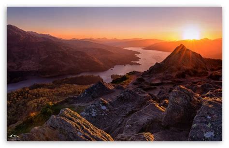 Beautiful Sunset Scotland 4k Hd Desktop Wallpaper For 4k