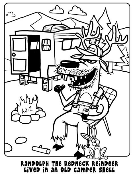 Rc 107 ~ 112 page: I Drew a Horse Once: Randolph the Redneck Reindeer