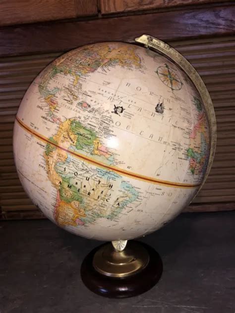 Vintage Globemaster 12 Inch Diameter World Globe 11000 Picclick
